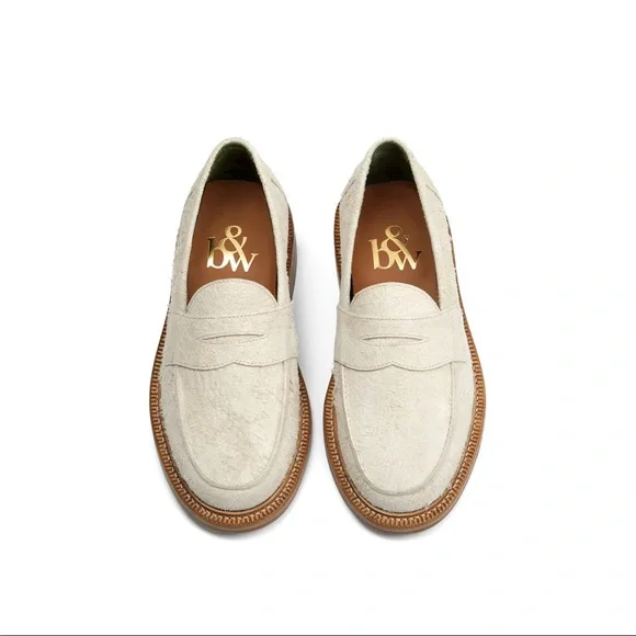 The Ellis Penny Loafer, Champagne Suede (Blackstock Weber)